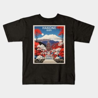 Hakone Japan Vintage Poster Tourism Kids T-Shirt